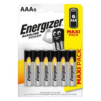 Energizer Alkaline Power - Pack De 6 Pilas Alcalinas Aaa/lr03