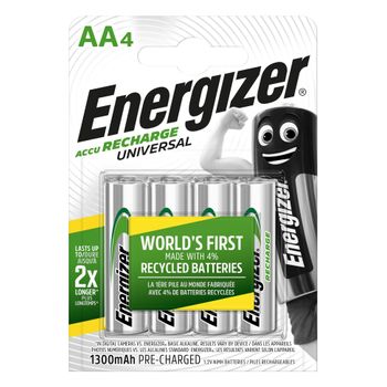 Energizer - Pilas Recargables Accu Recharge Universal