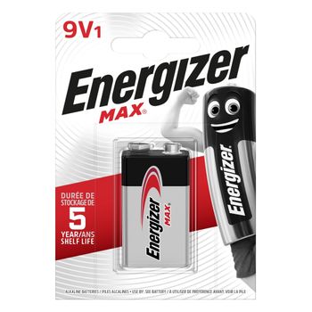 Energizer Alkaline Max - Pack De 1 Pila Alcalina Max  9v