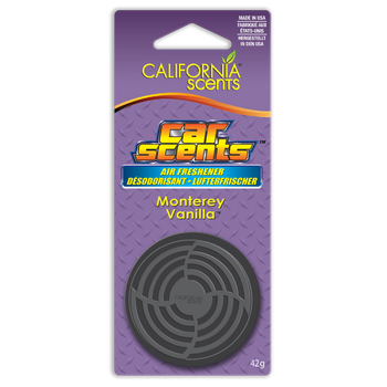 California Car Scents - Ambientador De Coche Olor Monterey Vainilla (vainilla) - Packaging Individual