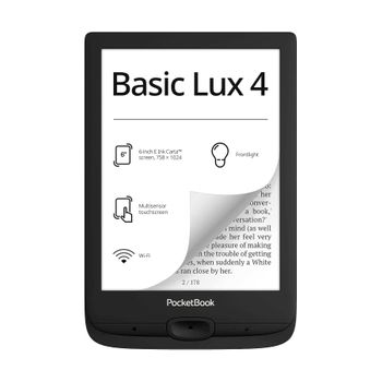 Pocketbook Basic Lux 4 Black / Lector De Libros Electrónicos 6" 8gb