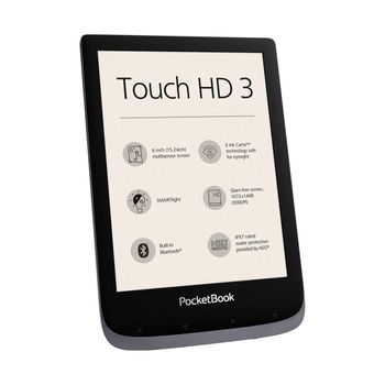 Pocketbook Touch 3 Hd Gris Metálico E-book Libro Electrón