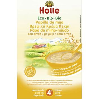 Papilla Bio De Mijo +4 Meses Holle, 250 G