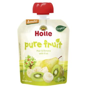 Smoothie Bio De Pera, Plátano Y Kiwi Holle, 90g