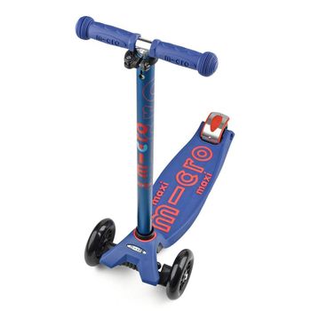 Patinete Micro Maxi Deluxe Led Azul