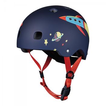 Casco Rocket Bike Y Scooter Hebilla Magnética Luz Led Integrada Talla M