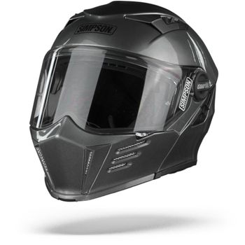 Casco De Moto Simpson Darksome Gunmetal