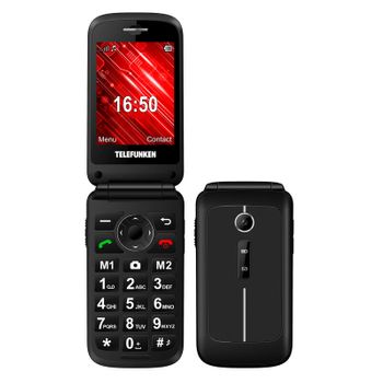 Teléfono móvil telefunken s415 para personas mayores/ rojo