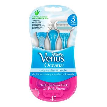 Maquinillas De Afeitar Desechables Venus Oceana Gillette (4 Uds)