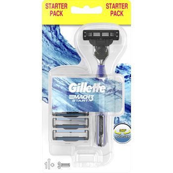 Gillette Maquinilla Mach3 Start + 3 Recambios