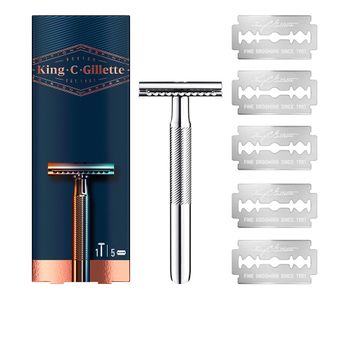 Máquina De Afeitar King C Gillette Recambios (6 Pcs)