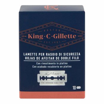 Recambio De Hojas De Afeitar King C Gillette (10 Uds)