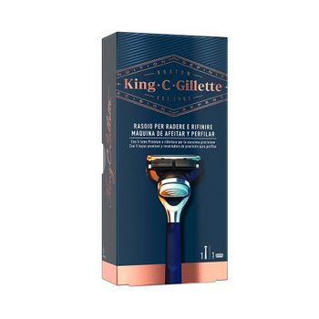 Maquinilla De Afeitar King C Gillette Shave & Edging Azul