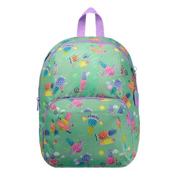 Mochila Juvenil Estampado Multicolor  Gammatto Verde Totto 1dt