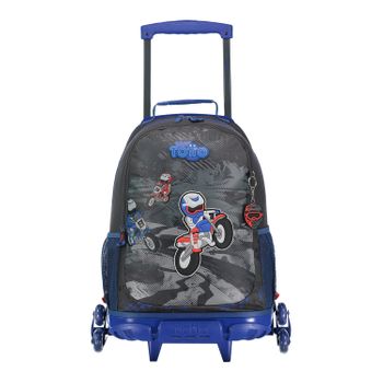 Mochila Escolar Con Ruedas El Hormiguero Azul (32 X 42 X 15 Cm) con Ofertas  en Carrefour