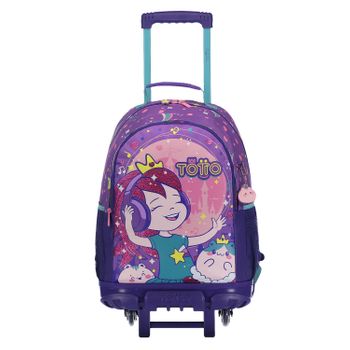 MOCHILA ESCOLAR GRANDE 3 RUEDAS - KAZUMI