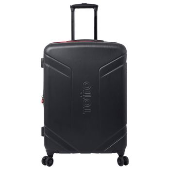 Maleta Rígida Mediana Negro  Totto  Yakana 48 X 67 X 26 Cm  Con Capacidad  66.5 L