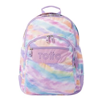 Mochila Escolar Estampados Pastel Totto Crayoles 8ic