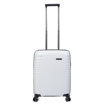 Maleta Trolley Pequeña Color Blanco  Totto  Traveler 39 X 55.5 X 26.5 Cm  Con Capacidad  48.70 L