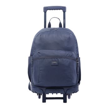 Mochila Escolar Con Ruedas Grande Azul - Trik