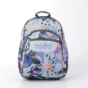 Mochila Escolar Lienzo Floral - Crayoles