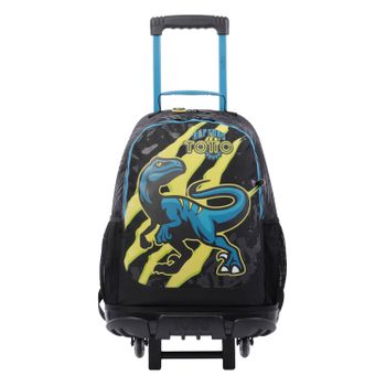 Mochila Escolar Grande Con Ruedas - Raptor