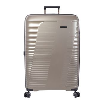 Maleta Trolley Grande Color Marrón  Totto  Traveler 51.5 X 76.5 X 35.5 Cm  Con Capacidad  124.10 L