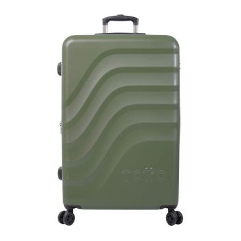 Maleta Trolley Grande Color Verde Oscuro - Bazy +