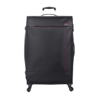 Maleta Trolley Grande Color Negro  Totto  Travel Lite 50 X 78 X 26 Cm  Con Capacidad  79.75 L