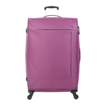 Maleta Trolley Grande Color Rosa  Totto  Travel Lite 50 X 78 X 26 Cm  Con Capacidad  79.75 L