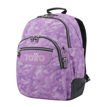 Mochila Escolar Crayoles 44cm Totto 9i8 Violeta