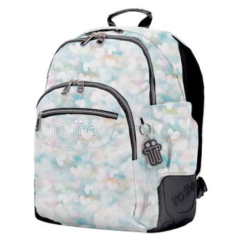 Mochila Escolar Corazones Pastel - Crayoles