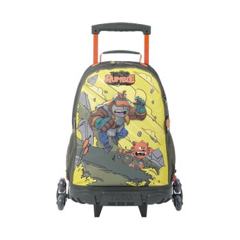 Mochila Escolar Con Ruedas Grande De Cartoons - Brawlmaster