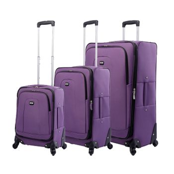 Juego De Maletas Trolley Morado  Totto  Andromeda 2.0 48 X 75 X 32.5 Cm  Con Capacidad  108.3 L