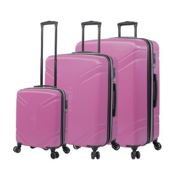 Juego De Maletas Trolley Morado  Totto  Yakana 50 X 69 X 29 Cm  Con Capacidad  100.1 L