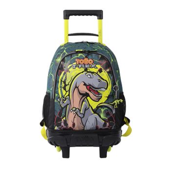 Mochila Infantil Con Ruedas Mediana - Saurus