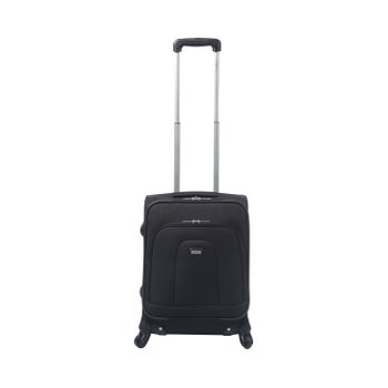 Maleta Blanda Cabina Negro  Totto  Andromeda 2.0 40 X 55 X 20 Cm  Con Capacidad  37.05 L