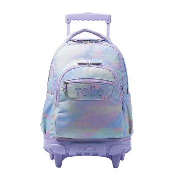 Mochila Escolar Con Ruedas Multicolor Luminia - Renglones