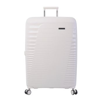 Maleta Expandible Grande Beige White Sand  Totto  Traveler 51.5 X 76.5 X 35.5 Cm  Con Capacidad  124.10 L