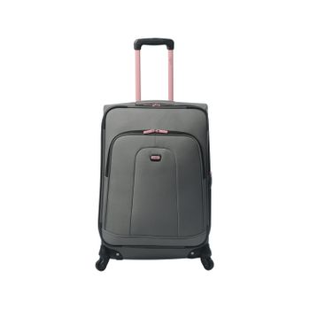 Maleta Blanda Mediana Gris Titanium  Totto  Andromeda 2.0 45 X 65 X 29 Cm  Con Capacidad  73.92 L