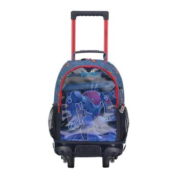 Mochila Trolley Escolar M 43cm Totto Altas Azul