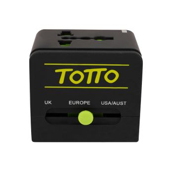 Adaptador Eléctrico Totto Adapter Negro