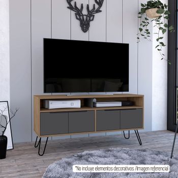 Tuhome Mueble Para Tv Vegas  60.6 Cm A X 121.5 Cm An X 35 Cm P. Miel