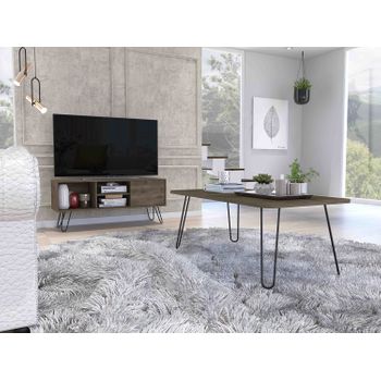 Conjunto Andorra, Mueble Para Tv Z 115 + Mesa De Centro