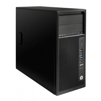 Hp Workstation Z240 Twr Qc E3-1245v5, 16gb, 500gb, Dvd, W10p Coa No Graphics, 2x8gb Ecc Ram