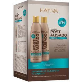 Kativa Keratin Post Alisado Profesional Lote 2 Piezas Mujer