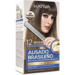 Kativa Alisado Brasileno Cabello Oscuro Lote 6 Piezas Mujer