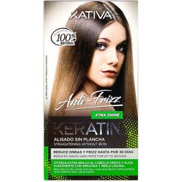 Kativa Keratin Anti-frizz Alisado Sin Plancha Extra Brillo 30 Días Mujer