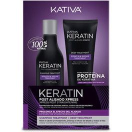 Kativa Keratin Post Alisado Express Lote 2 Piezas Unisex