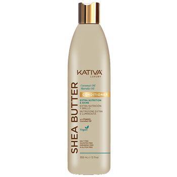 Acondicionador Kativa Luxury Shea Butter Extra Nutrition Shine 355 Ml